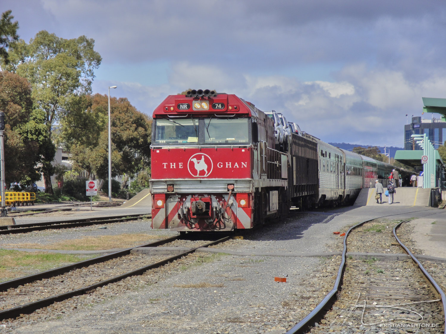 Our train - The Ghan