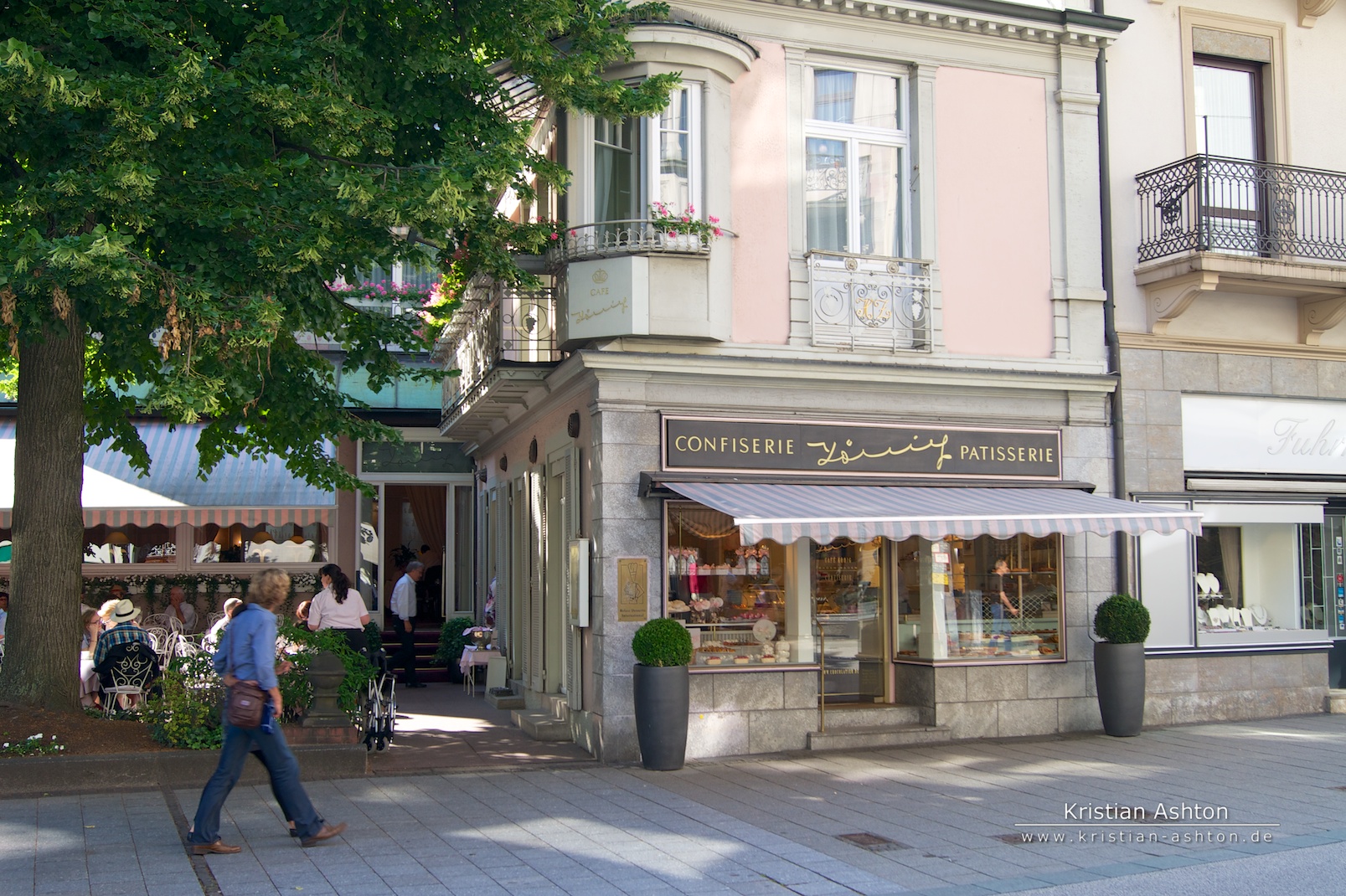 The famous Café König in Baden-Baden
