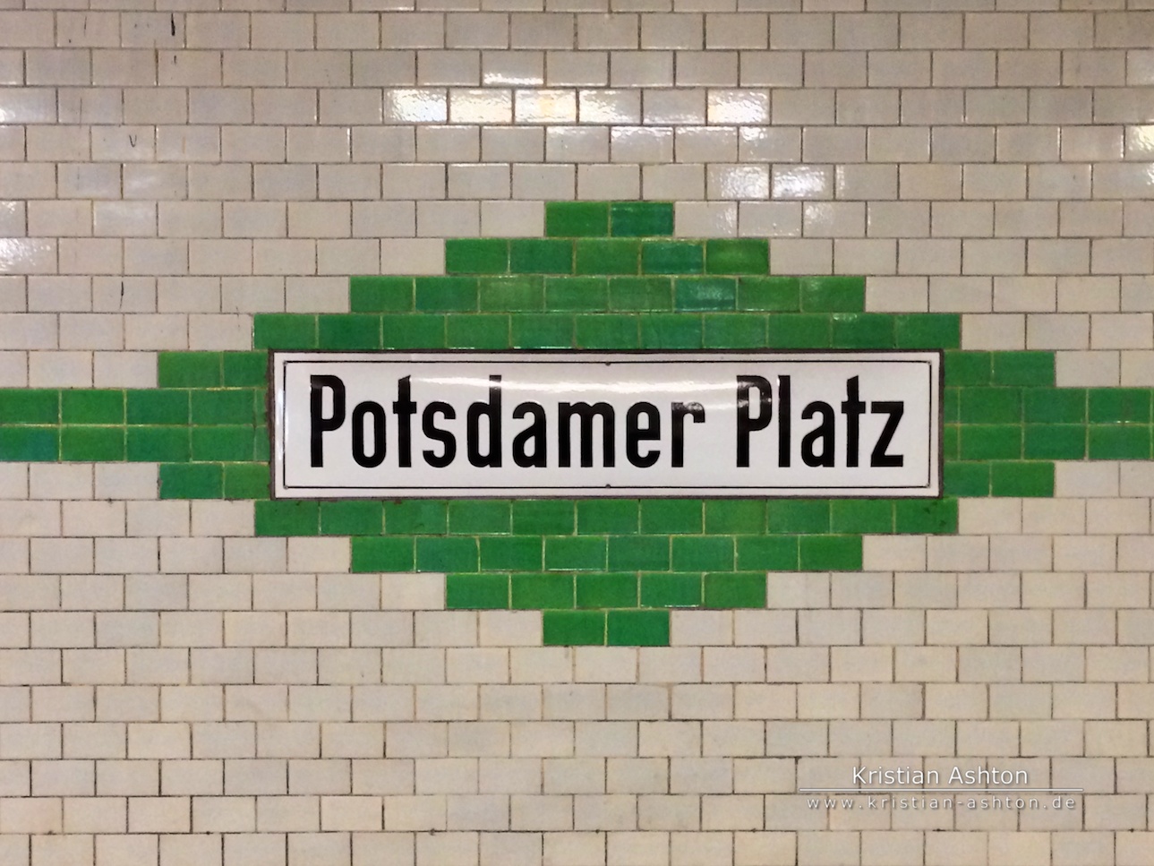 Berlin - Underground station Potsdamer Platz