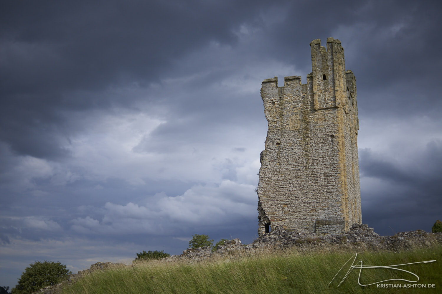 The medieval Helmsley Castle
