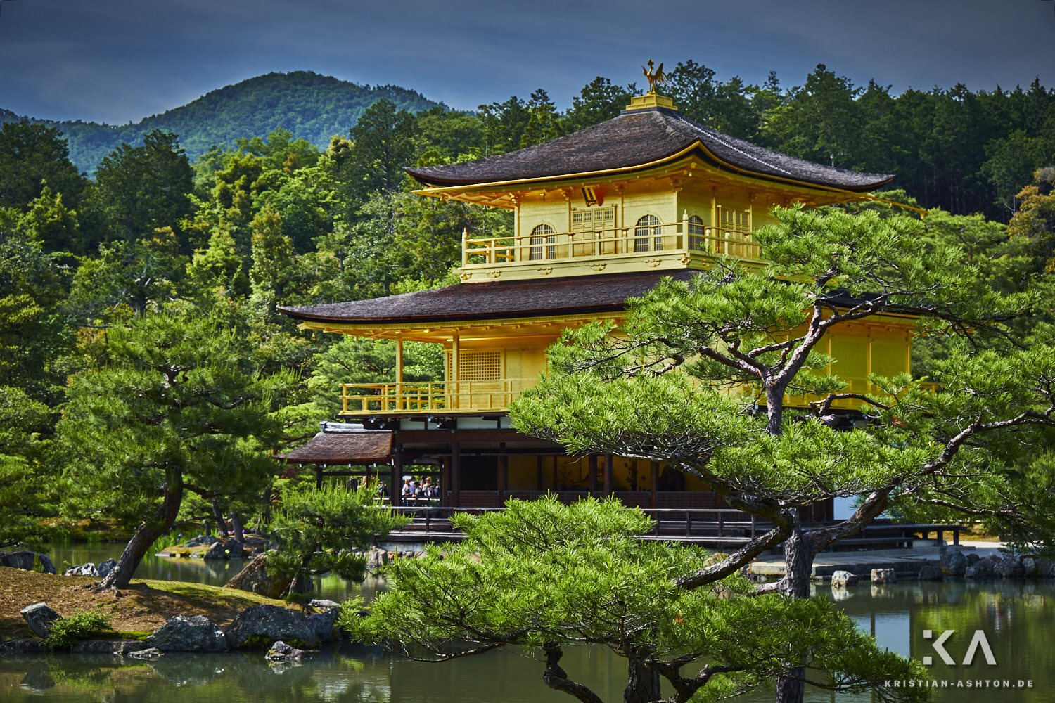 Rokuon-ji temple and the Golden Pavilion Kinkaku