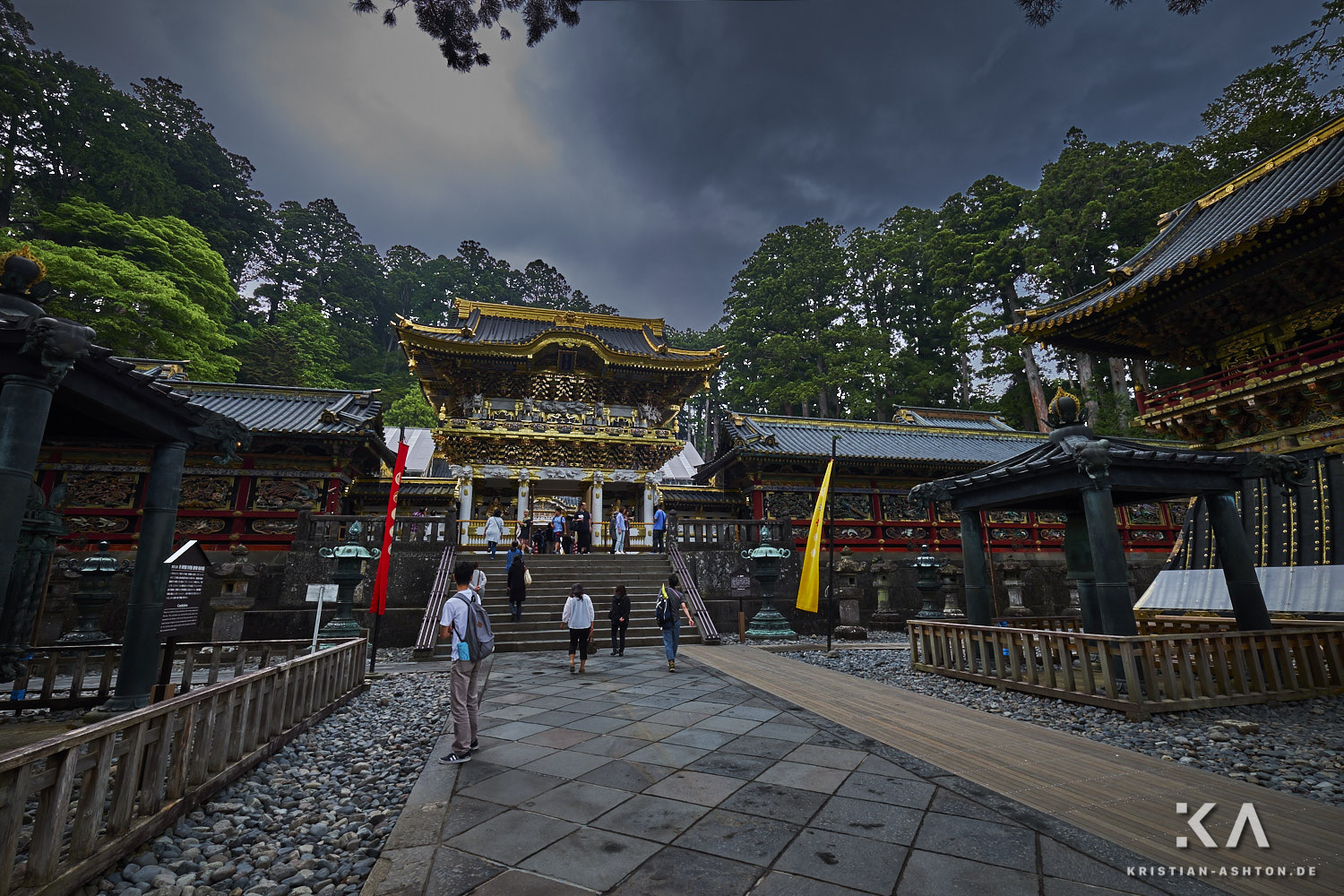 In the Toshogu shrine site